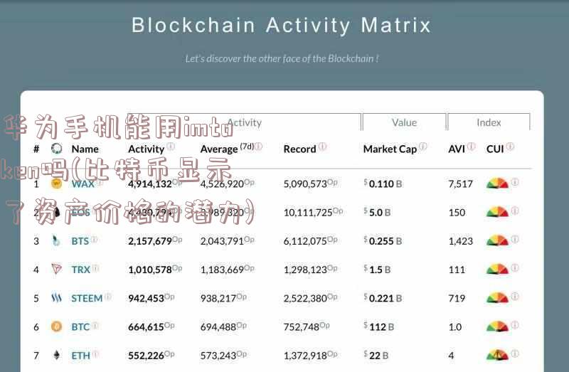 华为手机能用imtoken吗(比特币显示了资产价格的潜力)