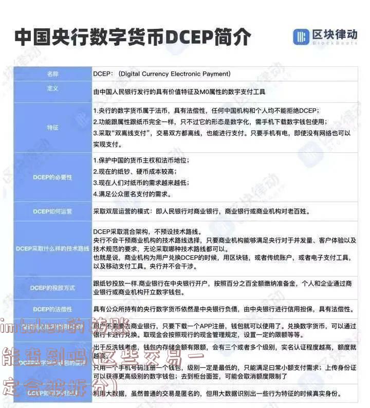 imtoken的转账能查到吗(这些交易一定会被拆分)